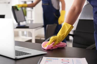 Cleaning offices and electrical appliances